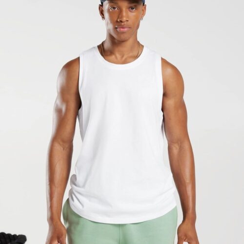 Crest Tank - Regular Fit – White