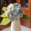 Cloisonné enamel art four-leaf clover flower